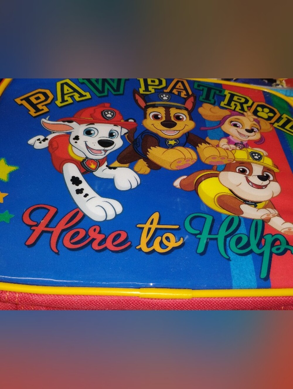 Paw Patrol Multi-Color Kids Lunch Bag - Blue, Red, Yellow, Green